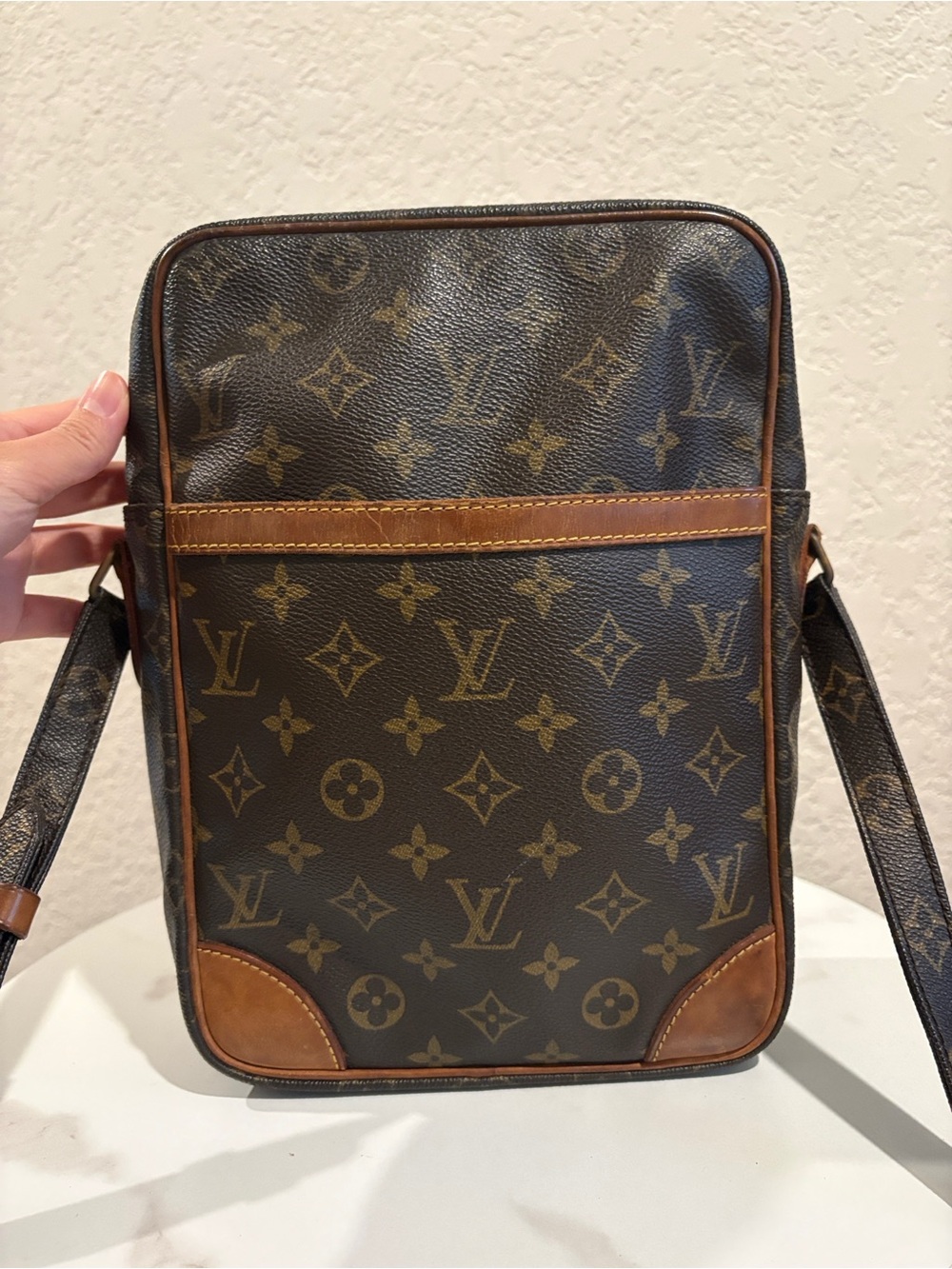 Louis Vuitton Danube MM Monogram Crossbody Bag